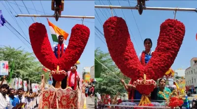 பாராலிம்பிக்கில் பதக்கம் வென்ற மாரியப்பன்   ஷீத்தலுக்கு  சென்னையில் வரவேற்பு 